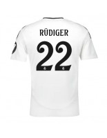 Real Madrid Antonio Rudiger #22 Hjemmedrakt 2024-25 Korte ermer